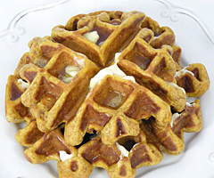 Pumpkin Ginger Waffles