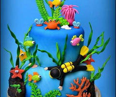 Under the sea cake