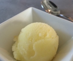 Meyer Lemon Sorbet