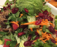 Pulled Pork & Avocado Salad