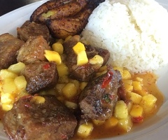 Fried Pork & Pineapple