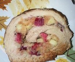 cranberry apple stuffed pork loin