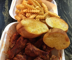 Wing, Rings and Fries