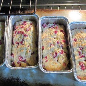 Fresh Cranberry Orange Loaves