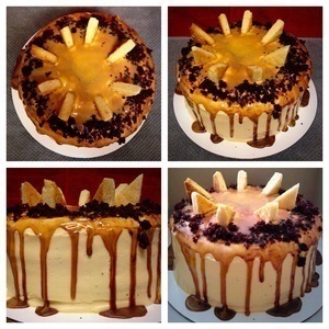 Chocolate Sunrise Cake